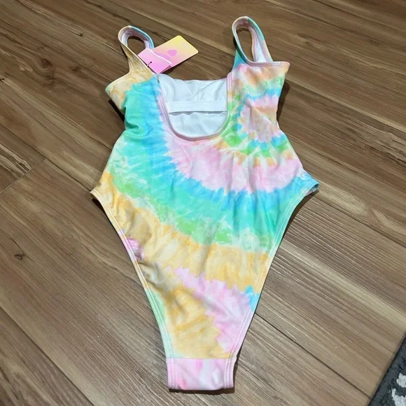 Stoney Clover Tie-Dye Swirl One-Piece Swimsuit NWT Size XXS - Picture 2 of 3